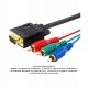 Cable VGA/SVGA macho a Video Componente RGB 1.8m